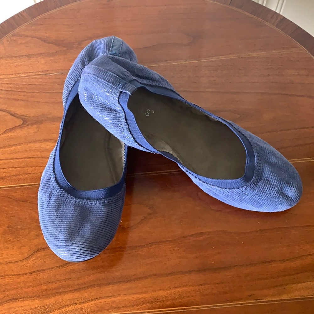 Aerosoles Ballet Fabric Flats Blueish/Purple Size 9